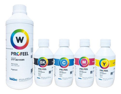Kit 2l 5 Corestinta Dtf Inktec P/ Ep I3200 I1600 I800 Dx5