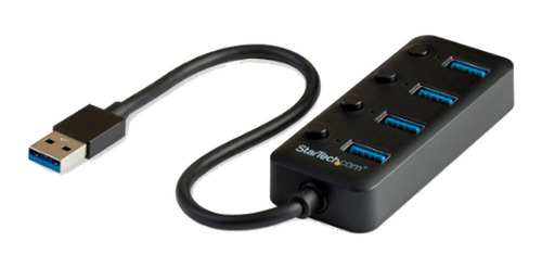 Adaptador Hub Usb 3.0 De 4 Usb-a Interruptores Individuales