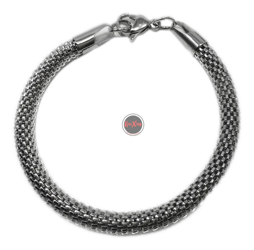 1 Pulsera Vibora 5mm-19cm Acero Quirurgico