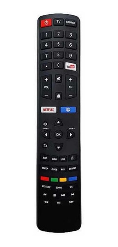 Control Remoto Lcd Led Smart Tv Para Ken Brown Rca Daewo 506