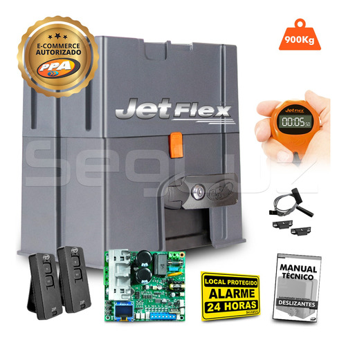 Kit Motor Ppa Dz Condominium Jet Flex Rápido 4s Portão 800kg