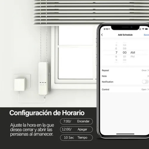 Imagen 3 de 7 de Motor Inteligente Wifi Para Cortinas Roller C/control Remoto