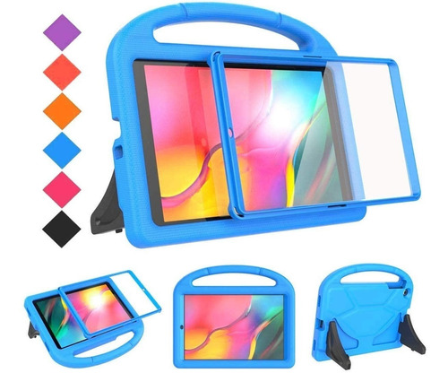 Imagen 2 de 2 de Estuche Tablet Samsung Galaxy Taba 10 Con Protector Pantalla