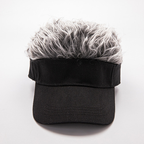 Gorra Para Sombreros, Pelo Falso, Corto Y Calvo, Para Person