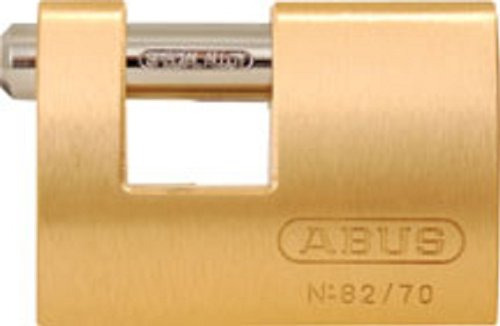 Abus 8270 Candado De Latón Macizo Monobloque Con Llave Difer