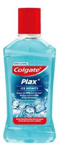 9 Pza Enjuague Bucal Colgate Plax Ice Infinity 60 Ml