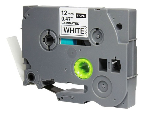 15 cintas de etiquetado compatibles con la etiquetadora de color blanco Brother Tze231 Pt-d400