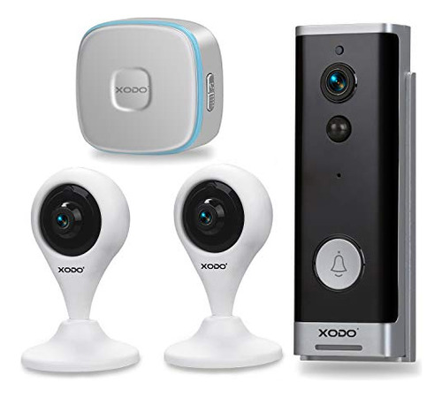 Xodo Pk2 Kit Seguridad Para Wifi 2 Unidade Camara 1080p H