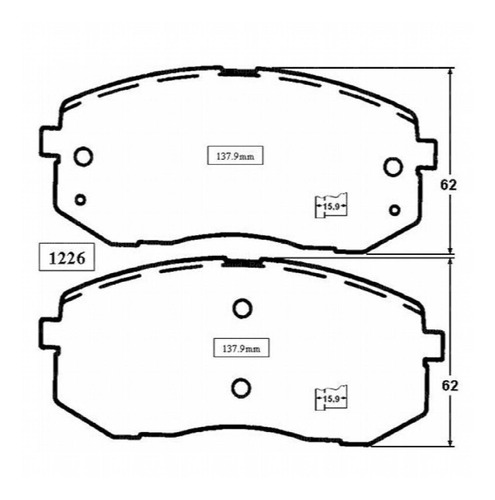 Pastillas Freno Hyundai Tucson 2.0 Ix35 2011 Motor D4ha Jt81