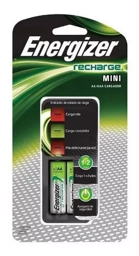 Cargador Energizer Mini Aa-aaa C/2 Pilas Aa 2300mah Ch2pc4