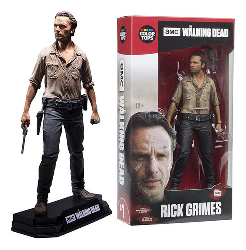 The Walking Dead Rick Grimes Acción Figura Modelo Juguete 