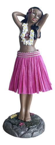 Muñeca Hawaiana Para Salpicadero, Idea De Regalo, Resina De