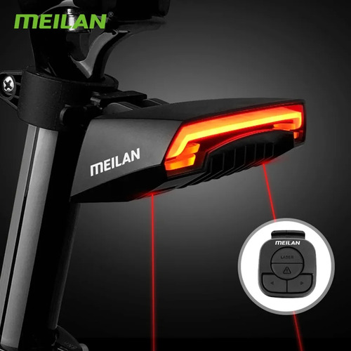 Luz Trasera Meilan X5 Led 80lm Con Laser