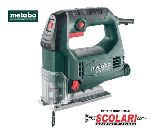 Imagen 2 de 3 de Sierra Caladora Metabo Steb 65 Quick 450w Mad/me/ac 65/18/6