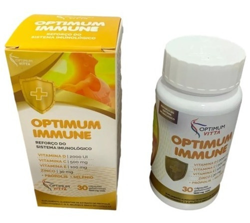 Optimum Immune Vitamina (c,d,e) O Melhor Do Brasil 
