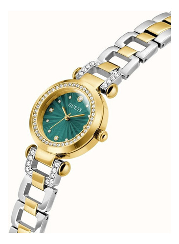 Relógio Feminino Guess Bicolor Analógico Cristais Original