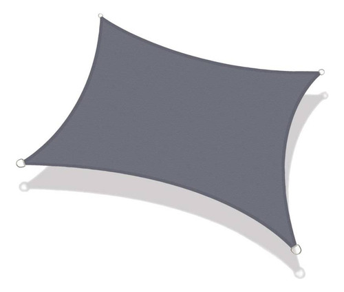 Malla Toldo Vela Alta Calidad 6 X 3 Metros Filtro Uv98% Gris