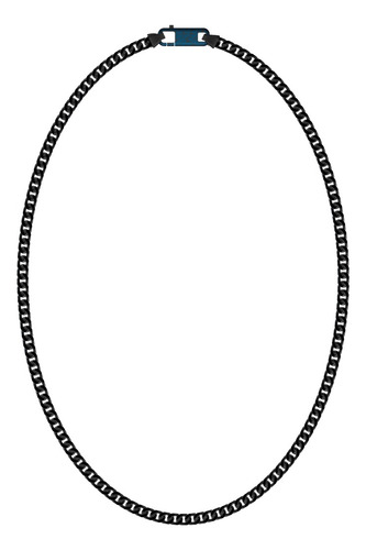 Collar Guess Pitstop Hombre Negro