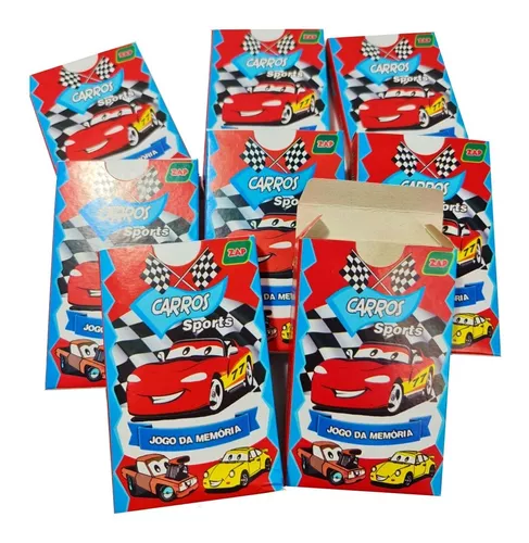 Kit 10 Jogo Da Memoria Carros Infantil Kit Festa