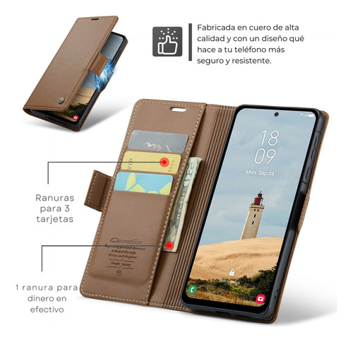 Funda Para Poco X7 Pro 5g Tarjetero Cartera Caseme 23