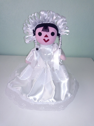 Imagen 3 de 4 de Novia María Muñeca Grande Artesanal