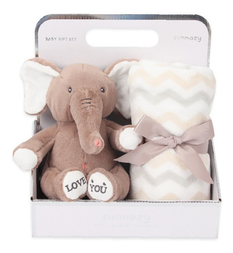 Set Manta Mantitas Pastel Con Peluche Para Bebe Animalitos