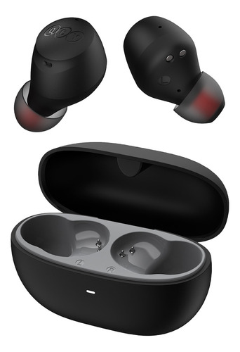 Auriculares Inalámbricos Qcy Ht07 Touch Cancelación De Ruido Color Negro