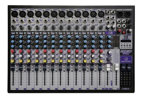 Mesa De Som Waldman 16 Canais Cpp16fxu C Efeitos Mixer