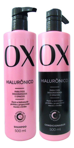  Shampoo + Condicionador Ox Hialurônico 500ml