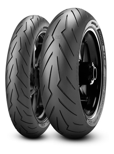 Juego Llantas Pirelli Diablo Rosso 3 180/60-17 Y 120/70-17