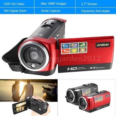 Imagen 2 de 5 de Estados Unidos Andoer Ultra Hd 16mp Lcd De 2,7 Dv Videocáma