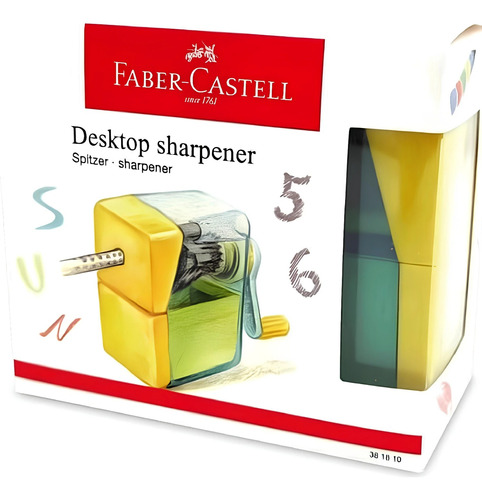 Saca Punta Faber Castell Escritorio Manual 