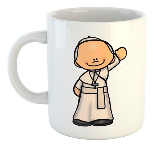 Taza De Ceramica Papa Francisco Religion Catolica M9