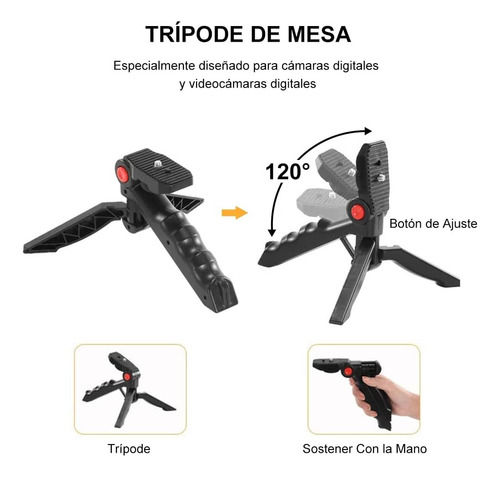 Estabilizador De Celular Telefono Bluetooth Tripode Estabilizador Gimbal Con Focos Led Y Micrófono Kit De Grabacion Y Creación De Contenido Soporte Para Celular Estabilizador Tipo Ulanzi