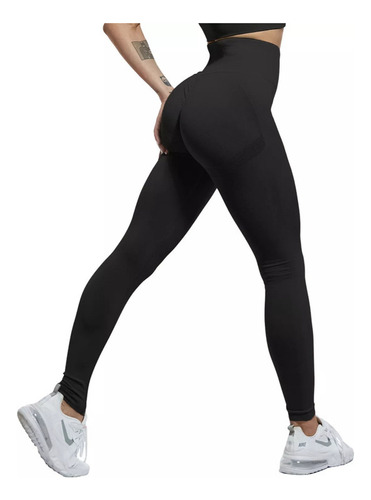 Pantalones Legging De Cintura Alta Sin Costuras