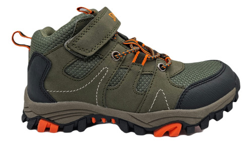 Zapatilla Niño Verde Y Naranjo Znc1006/7 Spalding 