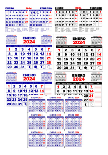 Calendario 2024  Formato Digital 