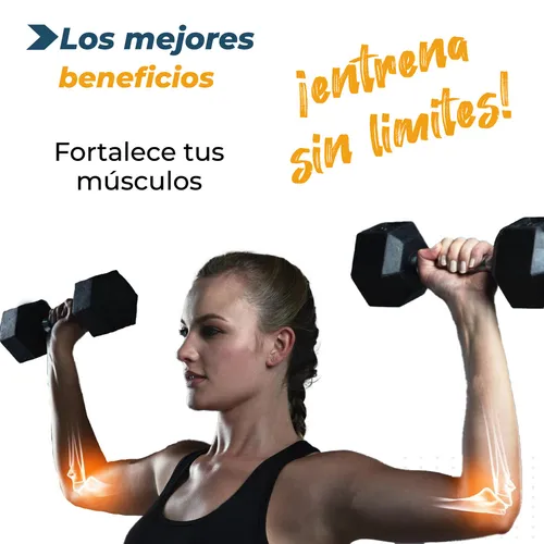 2 Mancuernas Kit Set Pesas 40 Lb 18.14kg C/u Hexagonales Fitness  Musculación Gimnasio En