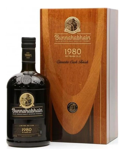 Whisky Bunnahabhain Limited Edition 1980 Canasta Cask Finish