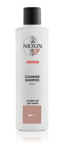 Shampoo Limpiador #3/crecimiento Cabello Teñido 300ml/nioxin