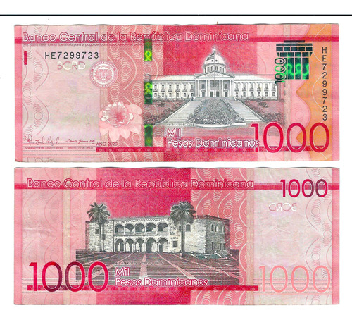 República Dominicana - Billete 1.000 Pesos 2020