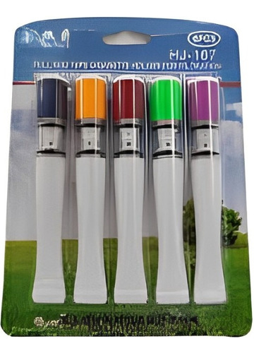 Pack 5 Filtros Boquilla Desechables De Colores Para Cigarros