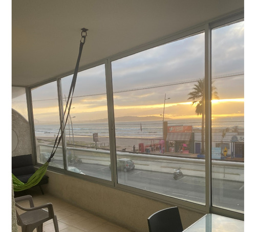 Departamento Amoblado En Condominio Frente A La Playa