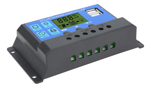 Controlador De Panel Solar Pantalla Lcd Control De Carga De