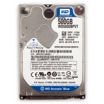 Disco Duro Laptop 500 Gb Western Digital Delivery