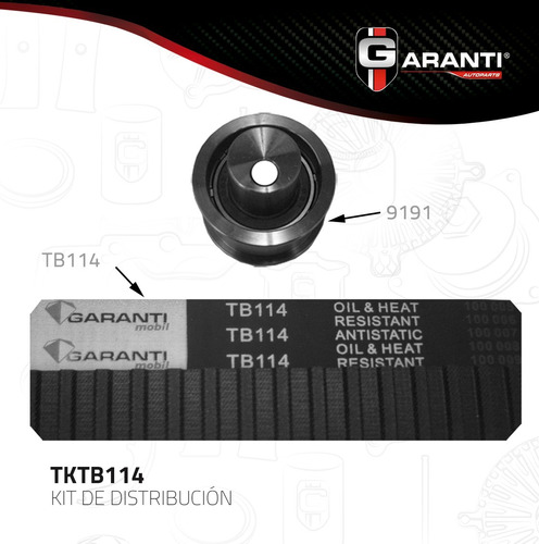 Kit Banda Distribucion Tiempo Dodge Caravan 2.5l 1987-1987