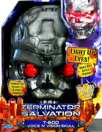 Terminator Salvation T-600 Voice' N Visión Skull Electronico (Usado)