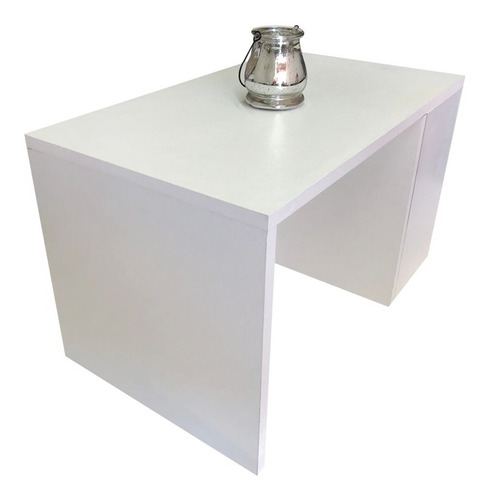 Mesa De Centro Buro Mesa De Noche Multifuncional Color Blanco Absoluto
