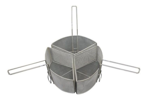 Máquina multicocina para hacer espaguetis para cocinar pasta, 3 cestas sin tapa, 18 l