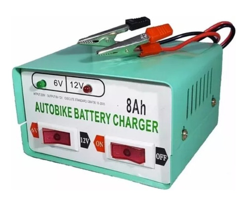 Cargador Batería 12-6v 8ah Para Autos-motos Juguetes + Envío